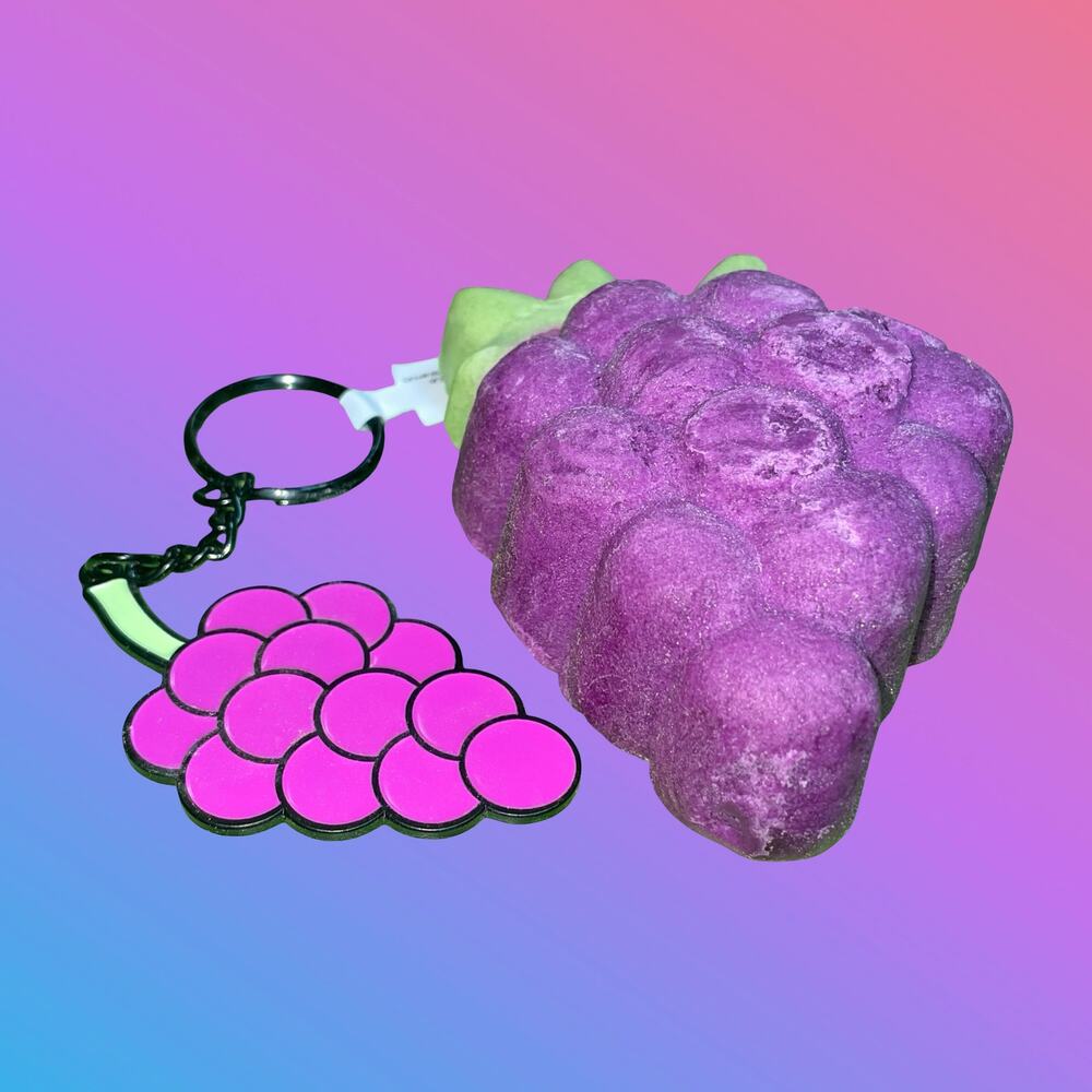 LUSH Grape Soda Bubble Bar & Bonus Grape Keychain Kitchen Exclusive June 2026